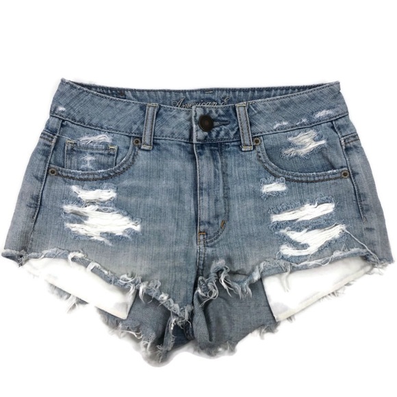 American Eagle Outfitters Pants - American Eagle Distressed Cutoff Jean Shorts